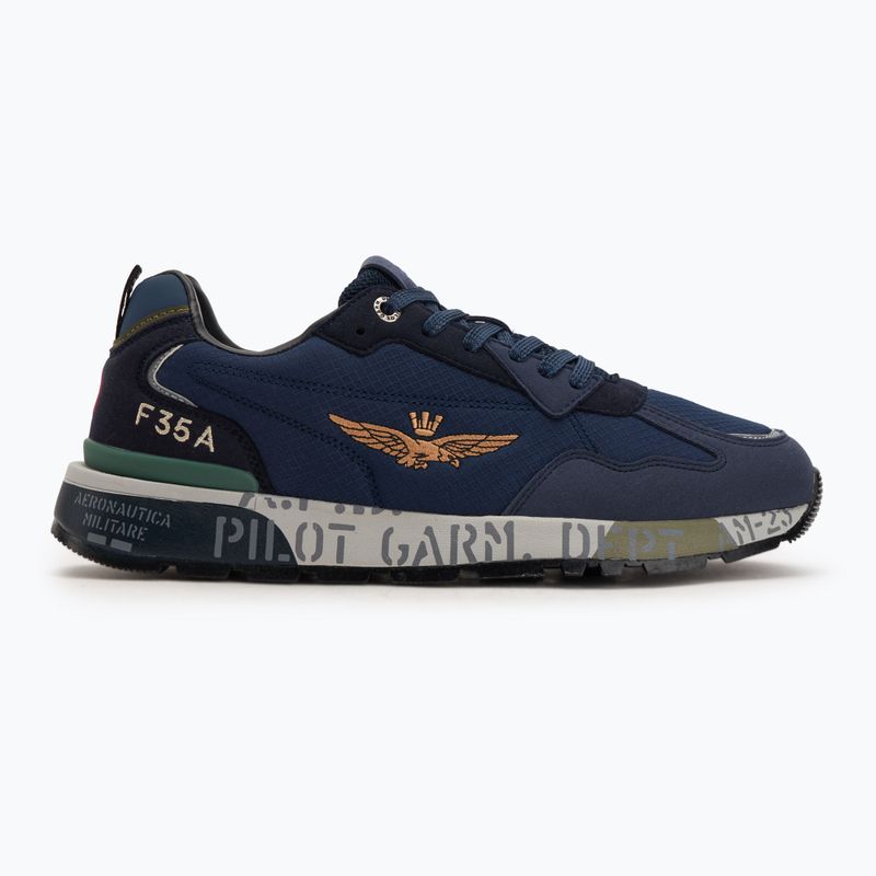 Pánske topánky Aeronautica Militare 252SC0276UCT04249 navy blue 2
