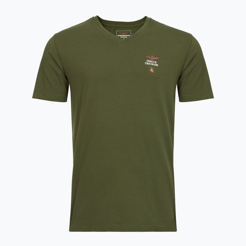 Pánske tričko Aeronautica Militare AM1UTI006 V-Neck military
