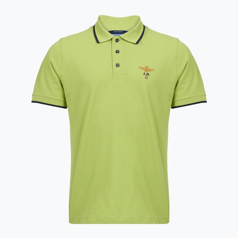 Tričko Aeronautica Militare PO1308UP00082 Polo garden green