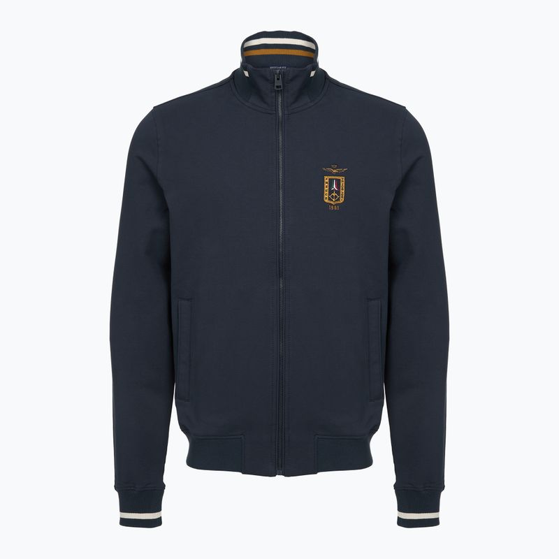 Pánska mikina Aeronautica Militare FE2089UF00674 FZ navy blue