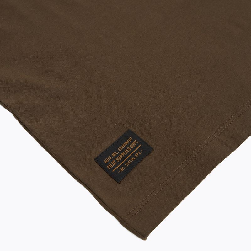 Pánske tričko Aeronautica Militare TS2535UJ00641 chestnut brown 4