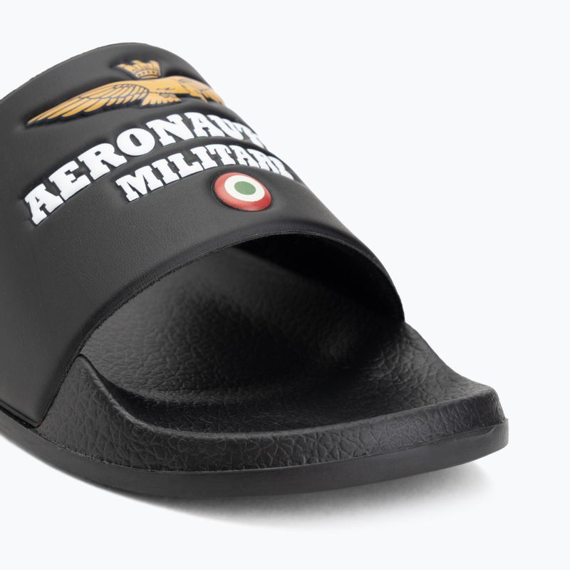 Pánske šľapky Aeronautica Militare SC0242UCT03337 jet black 7