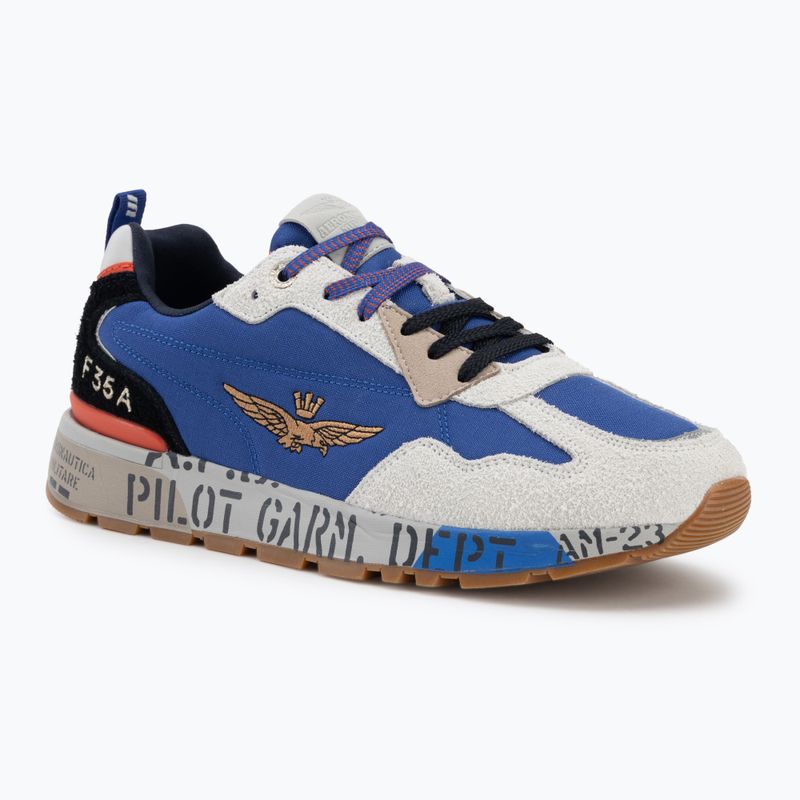 Pánske topánky Aeronautica Militare SC0276UCT03546 electric blue