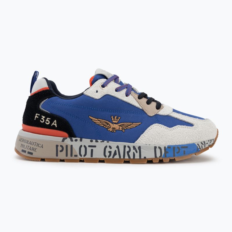 Pánske topánky Aeronautica Militare SC0276UCT03546 electric blue 2