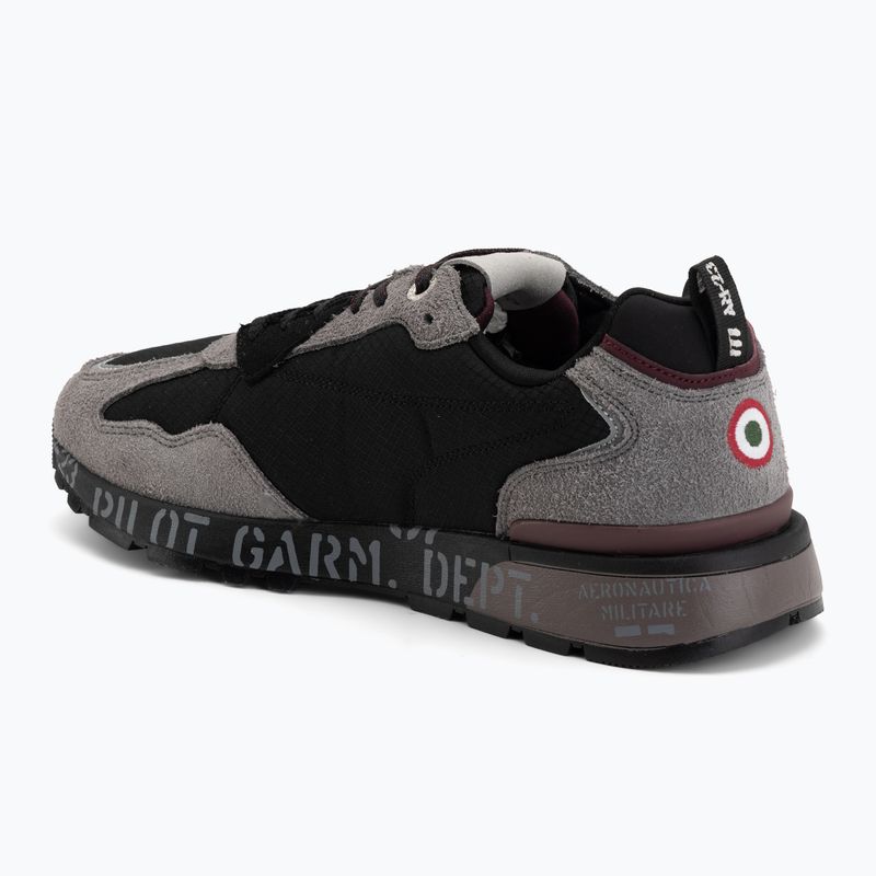 Pánske topánky Aeronautica Militare SC0276UCT03546 jet black 3