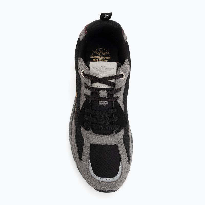 Pánske topánky Aeronautica Militare SC0276UCT03546 jet black 5