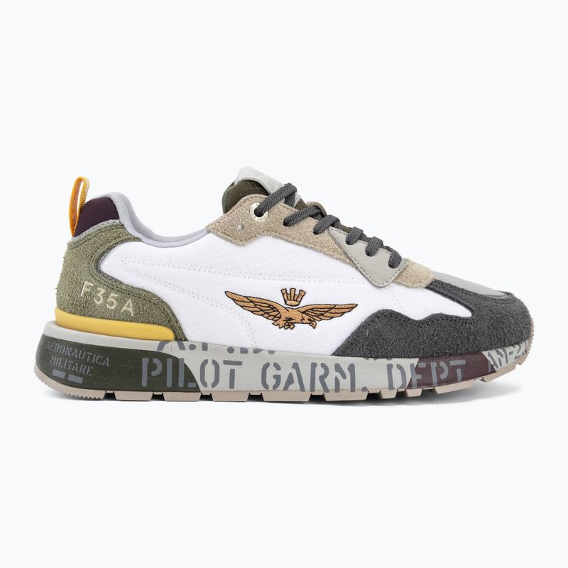 Pánske topánky Aeronautica Militare SC0276UCT03546 off white/green/brown/grey 2