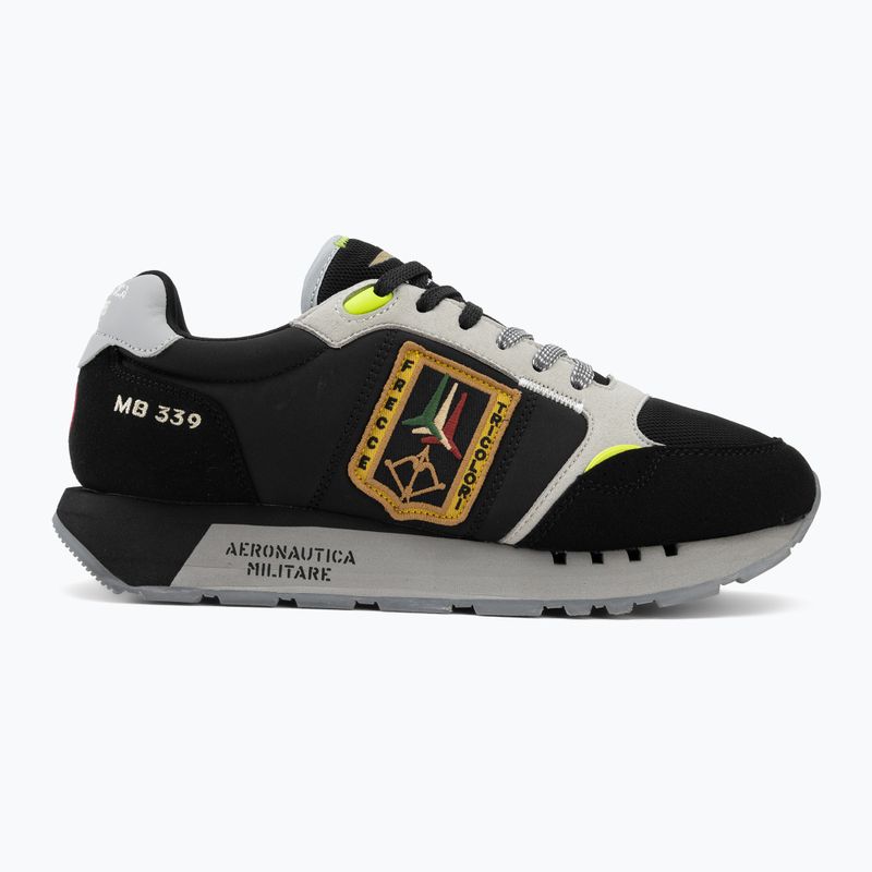 Pánske topánky Aeronautica Militare SC0292UCT03331 jet black 2