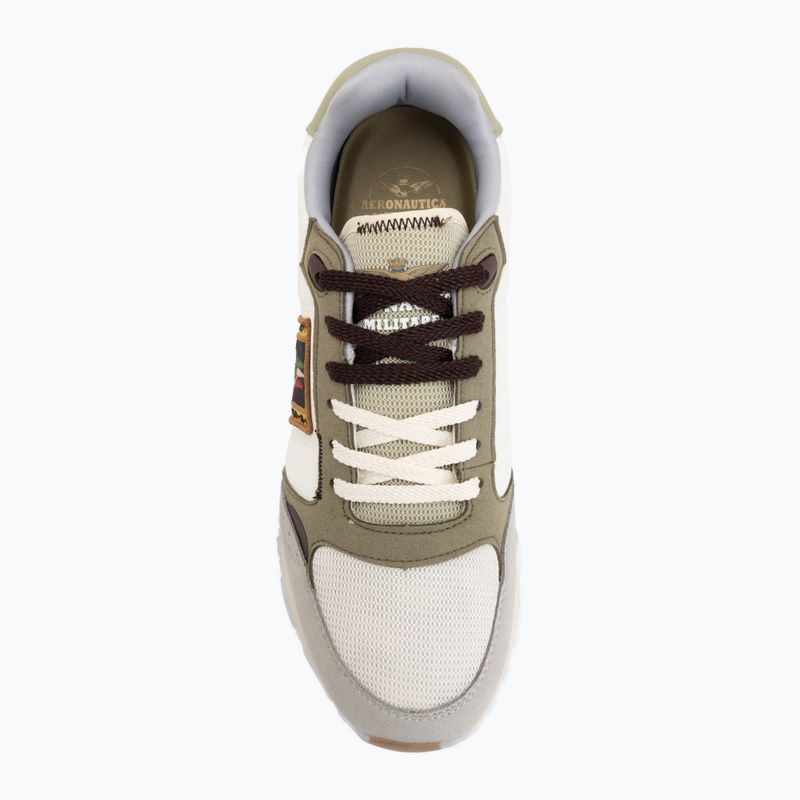 Pánske topánky Aeronautica Militare SC0292UCT03331 off white/green/brown/grey 5