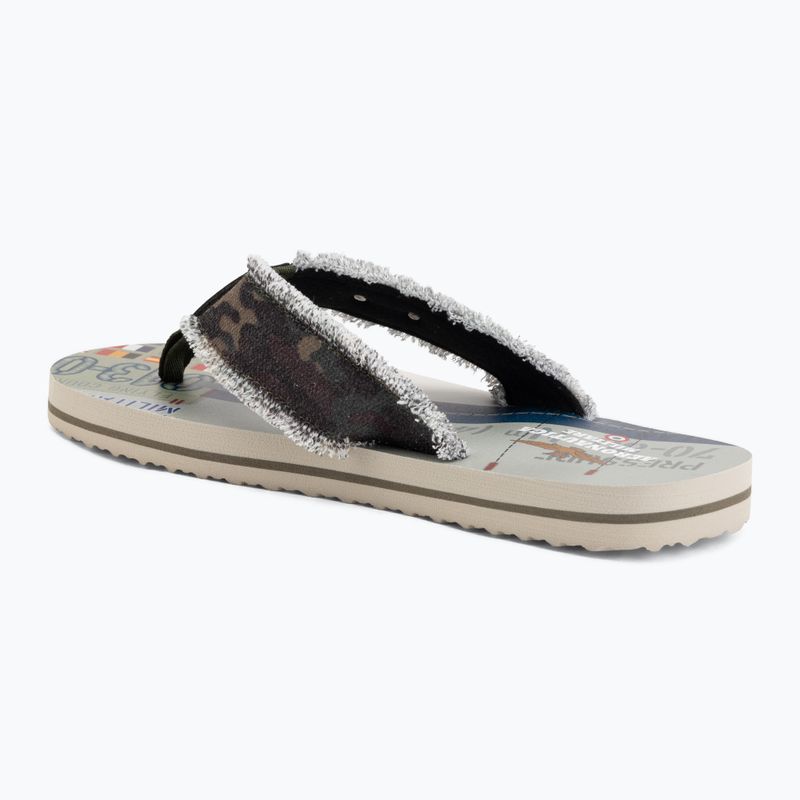 Pánske žabky Aeronautica Militare SC0310UCT03593 green camouflage 3