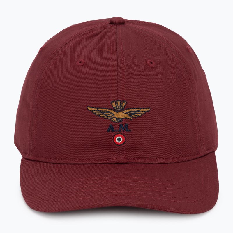 Pánska šiltovka Aeronautica Militare HA1246UCT02 merlot red 2