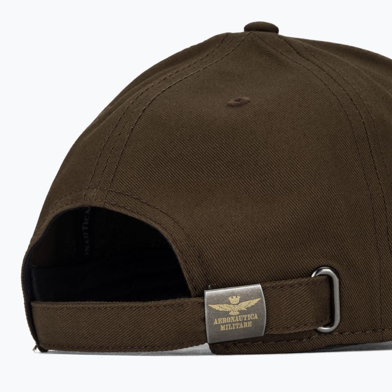 Pánska šiltovka Aeronautica Militare HA1104UCT02 chestnut brown 4