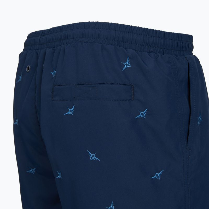 Pánske plavecké šortky Aeronautica Militare BW0232UCT04317 navy blue 4