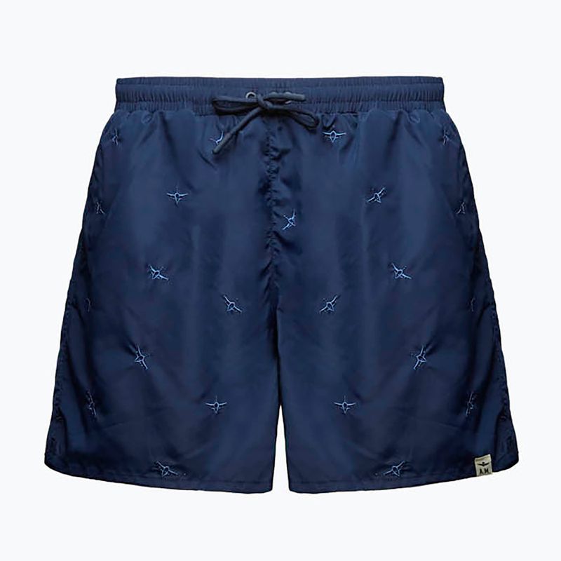Pánske plavecké šortky Aeronautica Militare BW0232UCT04317 navy blue 5