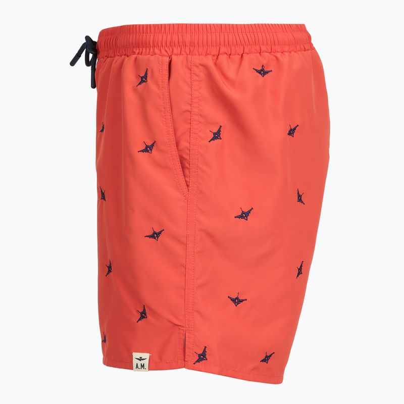 Pánske plavecké šortky Aeronautica Militare BW0232UCT04317 paprika 3