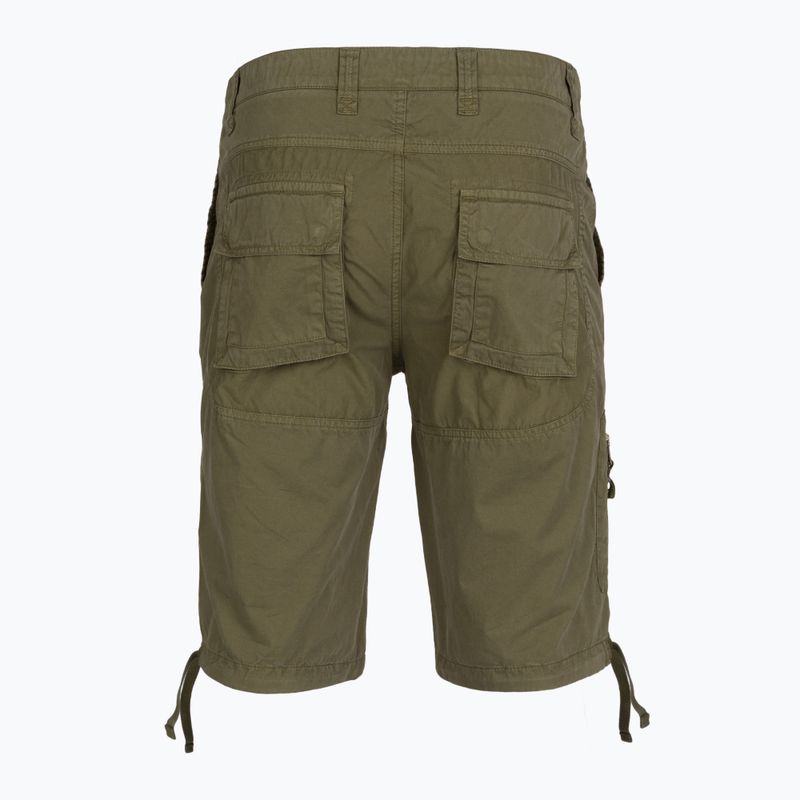 Pánske šortky Aeronautica Militare BE0041UCT01122 green 2