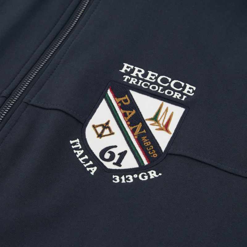 Pánska mikina Aeronautica Militare FE2096UF00674 Hoodie navy blue 3