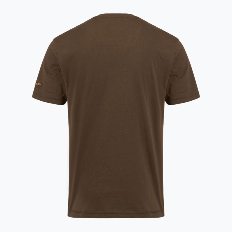 Pánske tričko Aeronautica Militare TS2538UJ00727 chestnut brown 2