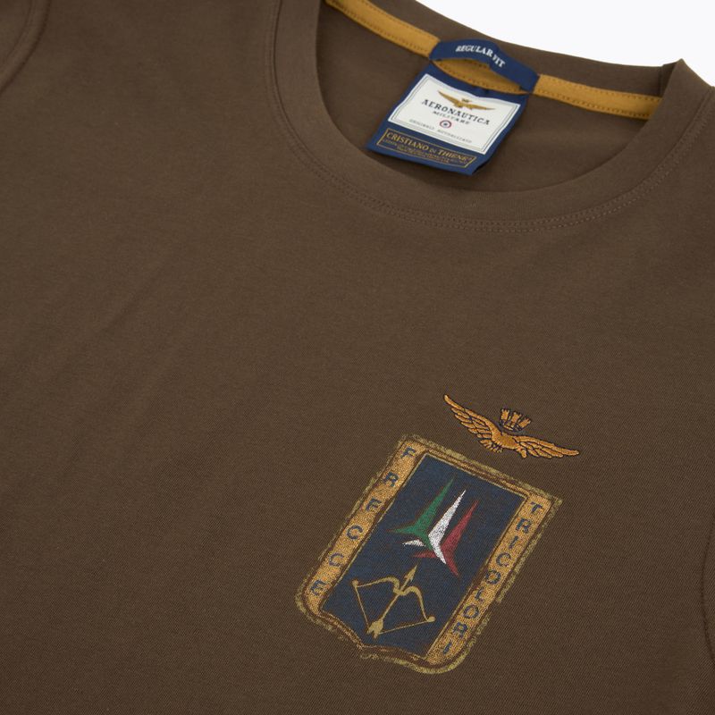Pánske tričko Aeronautica Militare TS2535UJ00641 chestnut brown 3