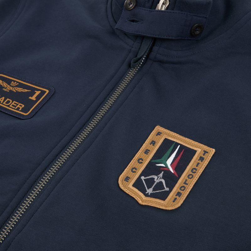 Pánska mikina Aeronautica Militare FE2102UF00679 FZ navy blue 4