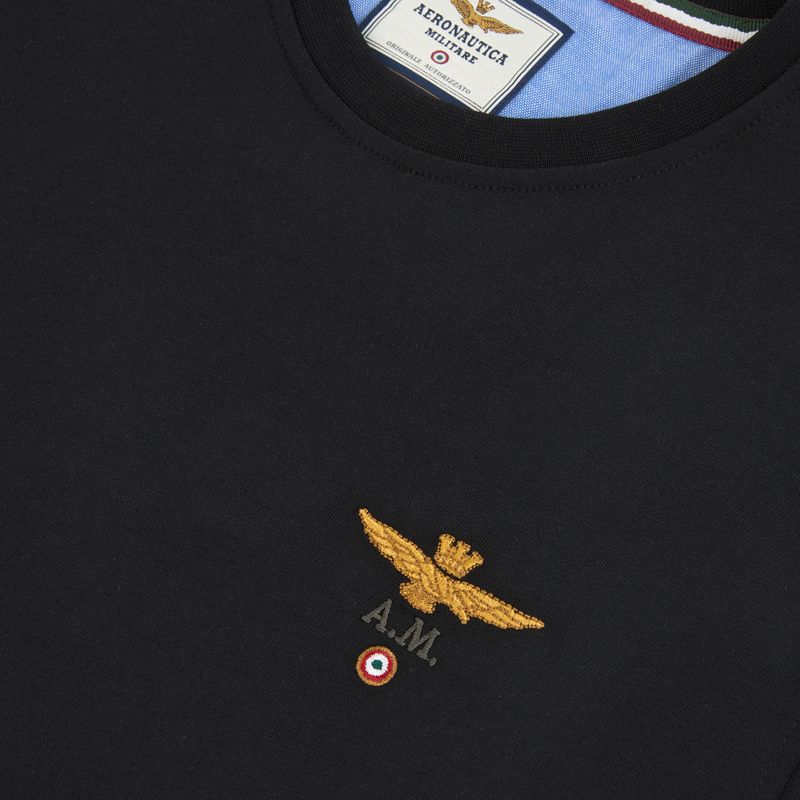 Pánske tričko Aeronautica Militare 262TS1580UJ00372 jet black 3