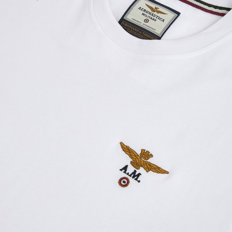Pánske tričko Aeronautica Militare 262TS1580UJ00372 off white 3