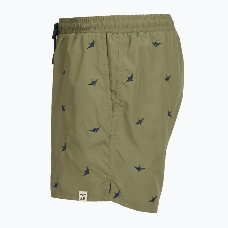 Pánske plavecké šortky Aeronautica Militare BW0232UCT04317 lichen green 4