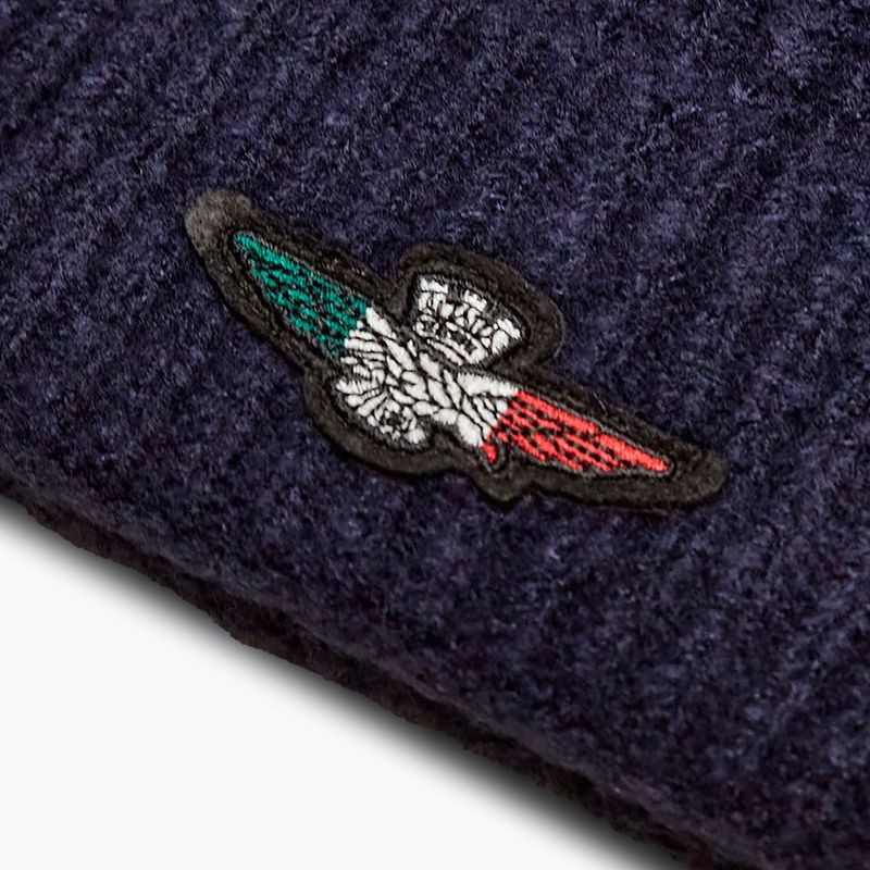 Pánska zimná čiapka Czapka Aeronautica Militare 262CU0034UL00451 blu navy 3