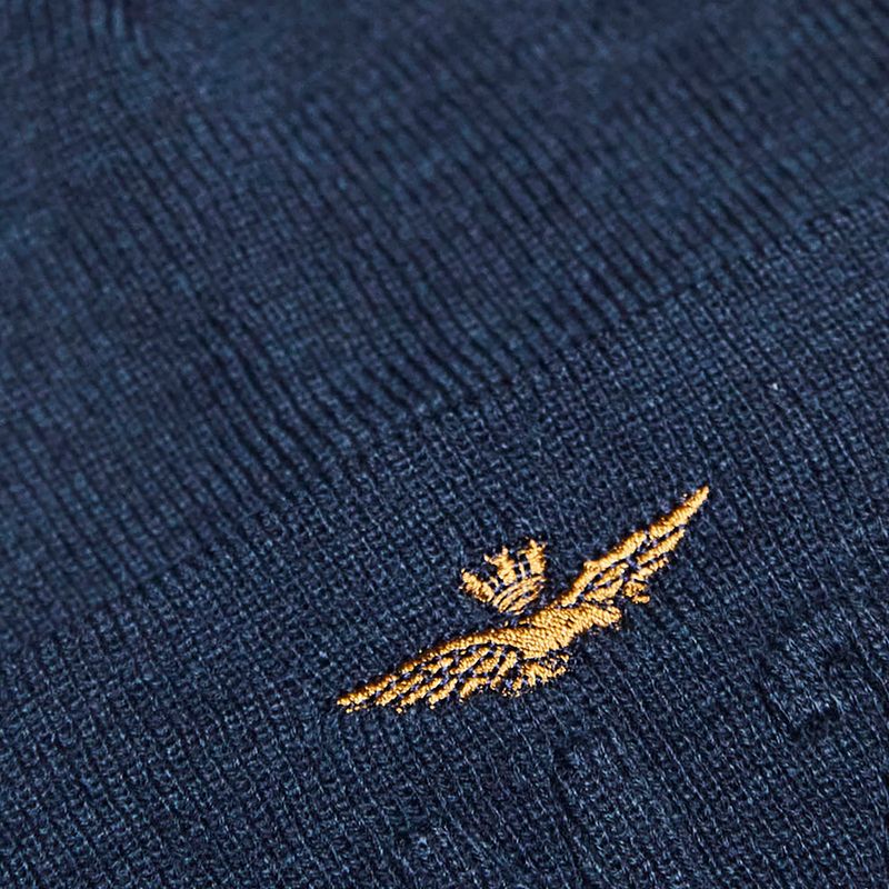 Pánska zimná čiapka Czapka Aeronautica Militare 262CU0099UL00949 Blu Navy 3