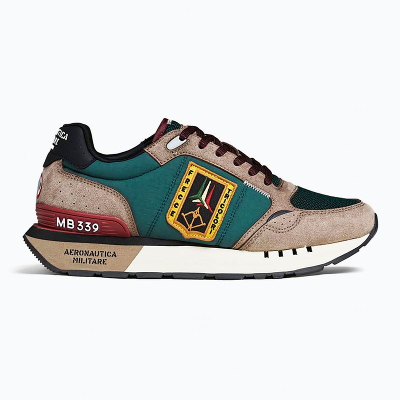 Pánske topánky Buty Aeronautica Militare 262SC0292UCT04394 taupe/verde bosco