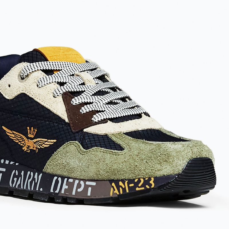 Pánske topánky Buty Aeronautica Militare 262SC0276UCT03546 Furry verde/blu 4