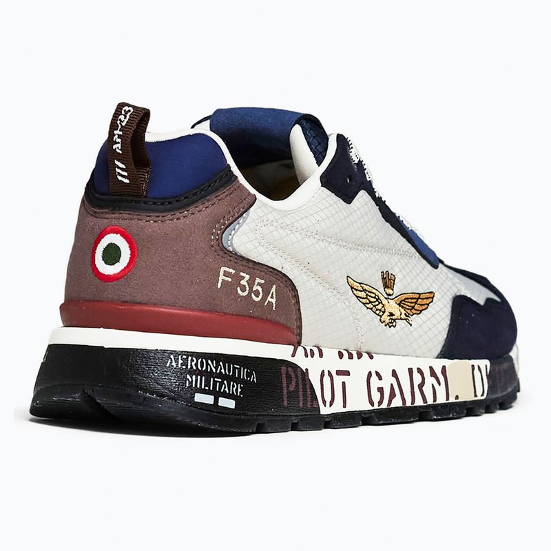 Pánske topánky Buty Aeronautica Militare 262SC0276UCT04327 bianco/blu 2