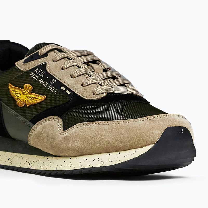 Pánske topánky Buty Aeronautica Militare 262SC0288UCT03545 multicolor verde/taupe/nero 4