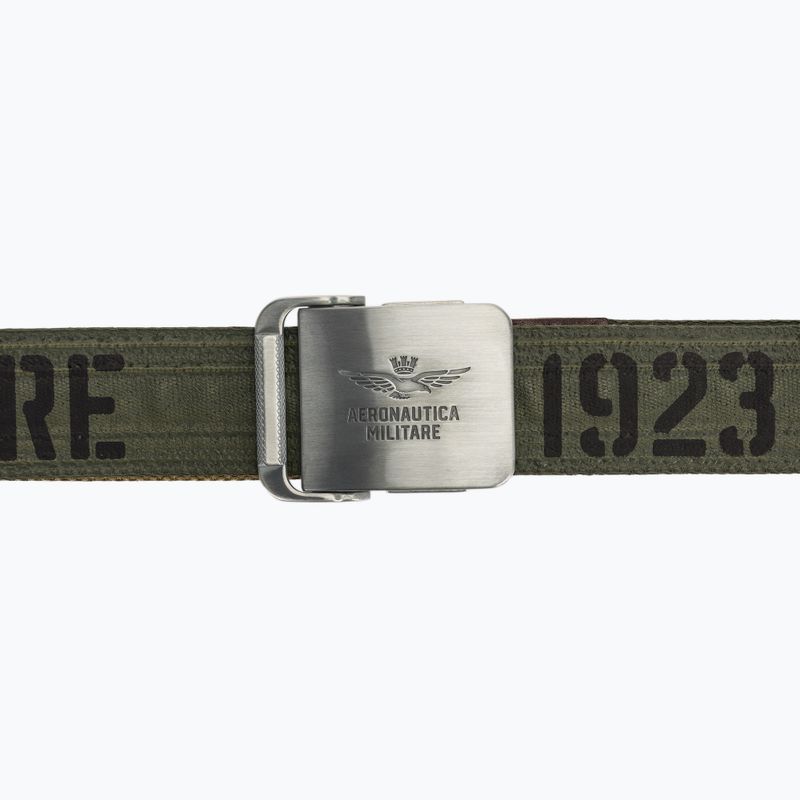 Pánsky opasok do nohavíc  Pasek Aeronautica Militare 262CI0325UCT03585 tea leaf 2