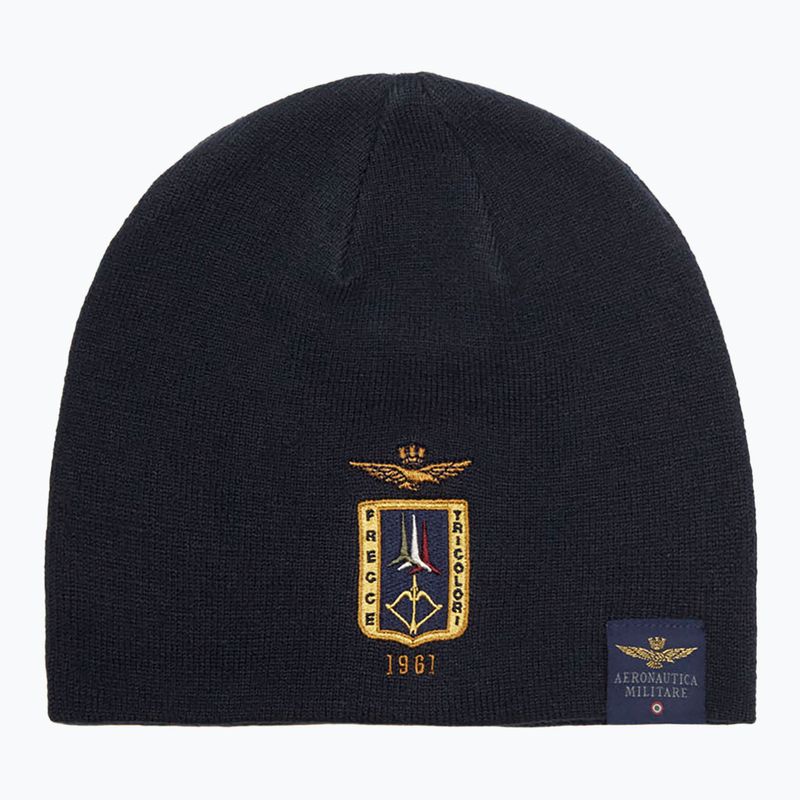 Pánska zimná čiapka Czapka Aeronautica Militare 262CU0092UL00450 blu navy