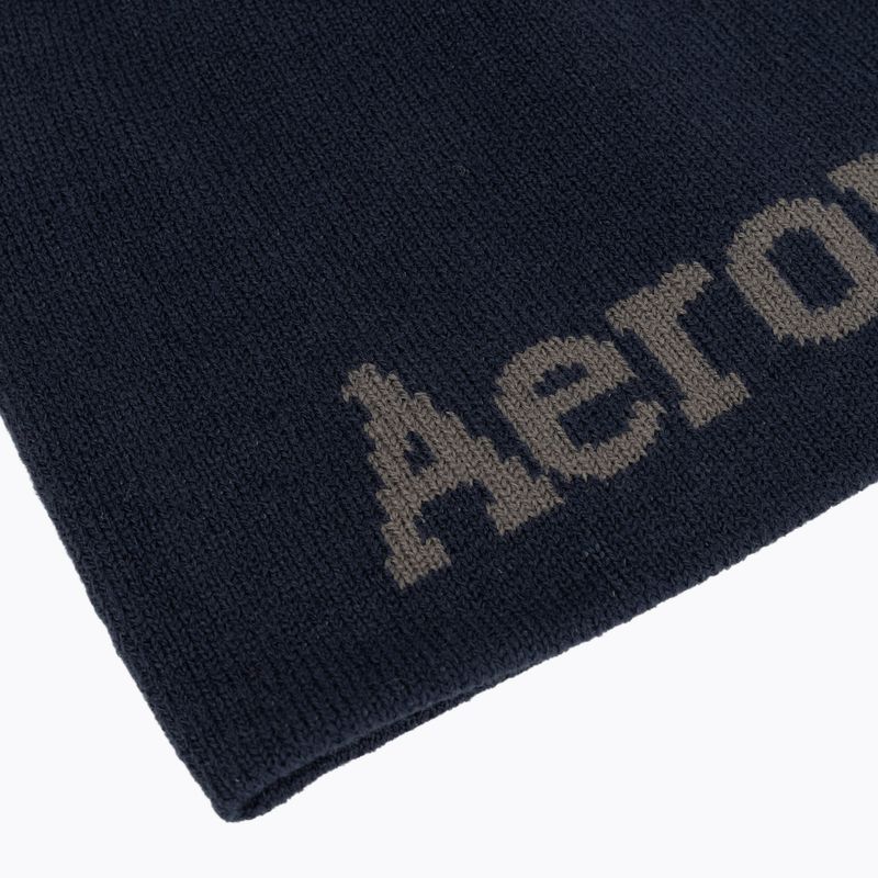 Pánska zimná čiapka Czapka Aeronautica Militare 262CU0093UL00450 Blu Navy 3