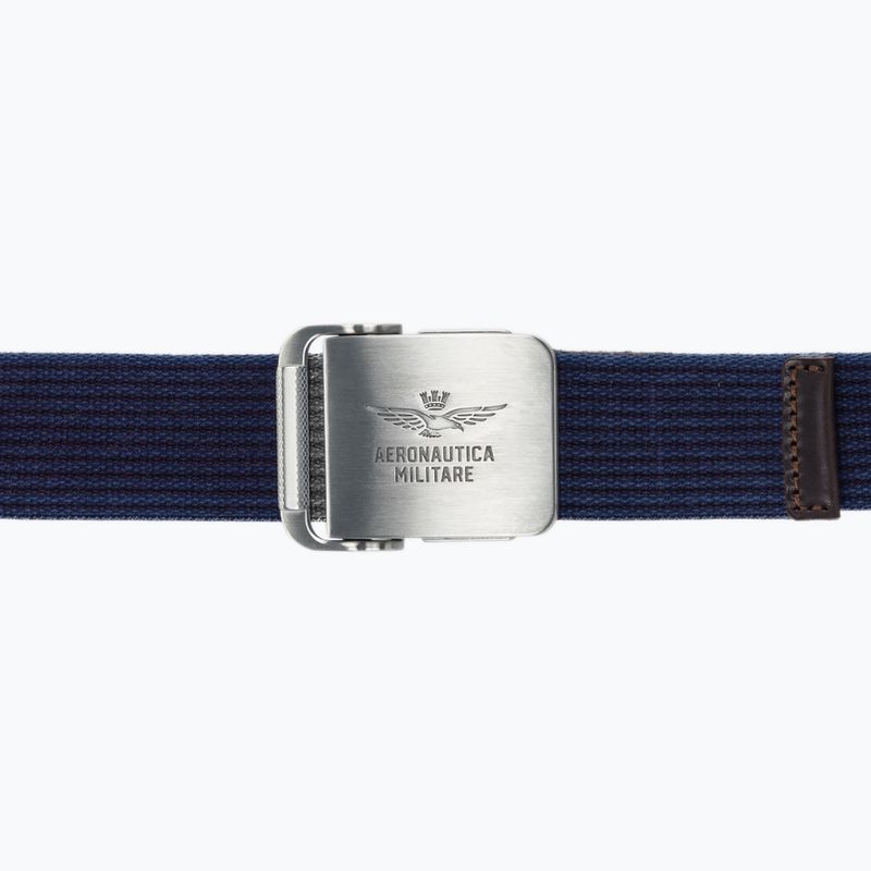 Pánsky opasok do nohavíc  Pasek Aeronautica Militare 262CI0319UCT04306 blu navy 2