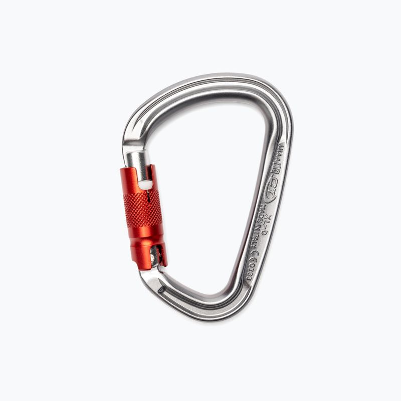 Climbing Technology Xl-D Tg karabína strieborno-červená 2C47900ZPF 2