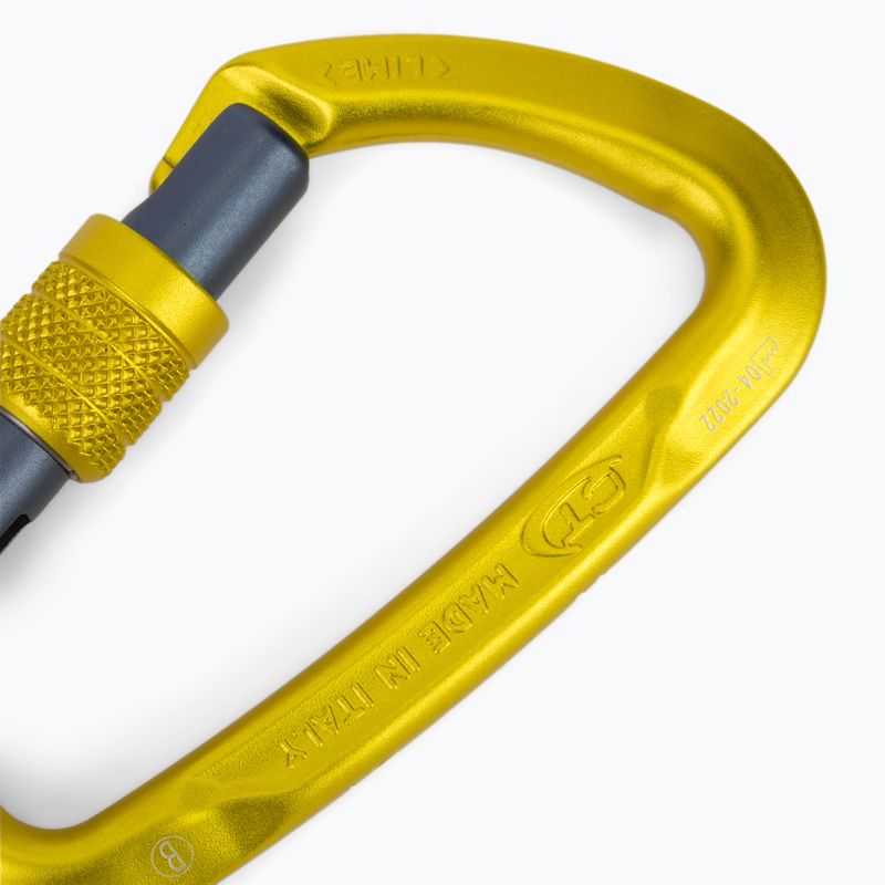 Climbing Technology Lime SG karabína žltá 3