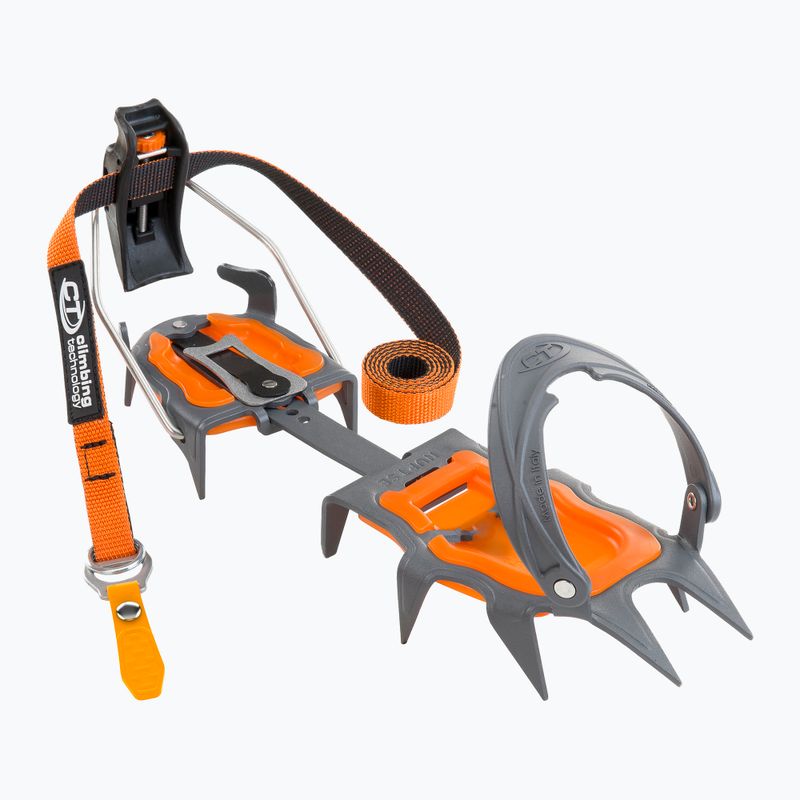 Climbing Technology Nuptse Evo Semiautomatic sivé skoby 3I771D