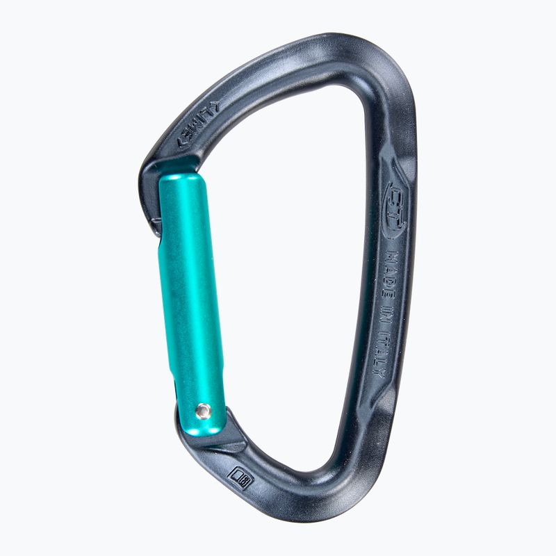 Lezecká karabína Climbing Technology Lime S gray/blue marine