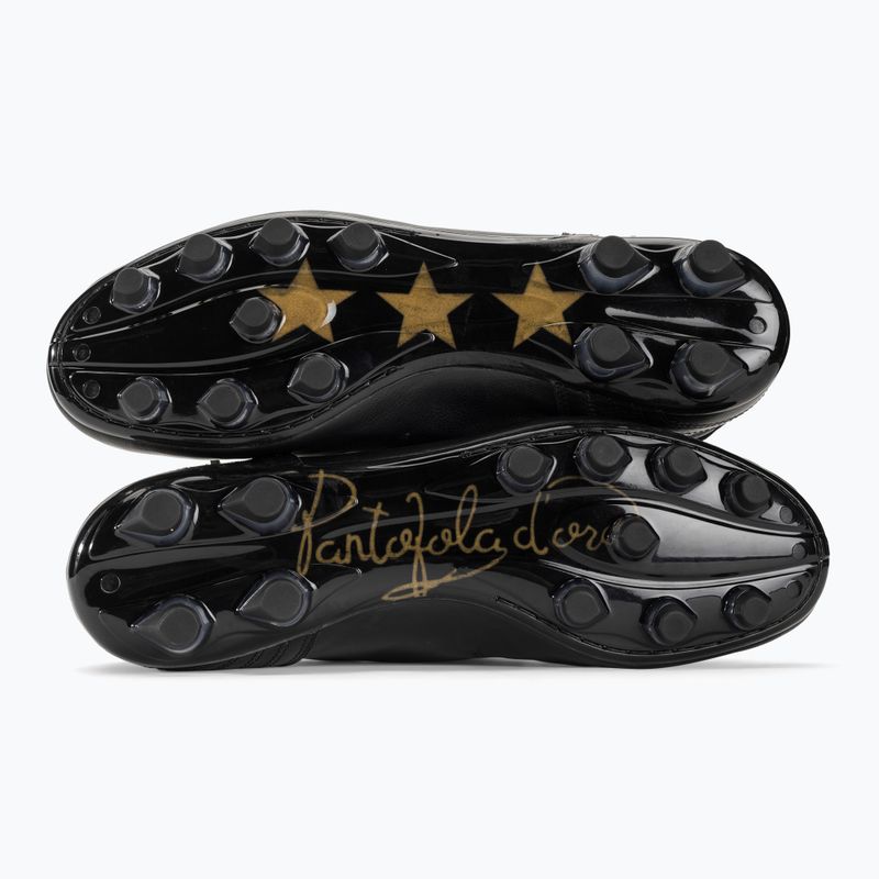 Pantofola d'Oro pánske kopačky Lazzarini Tongue nero 5