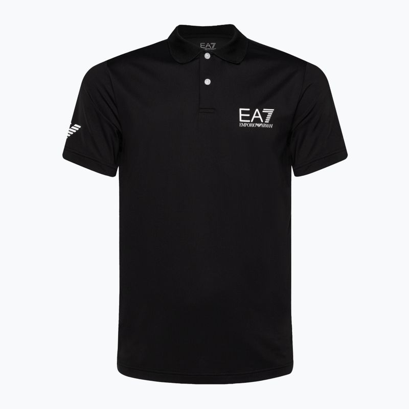 Pánske polo tričko EA7 Emporio Armani Multi-Sport Ventus7 čierne