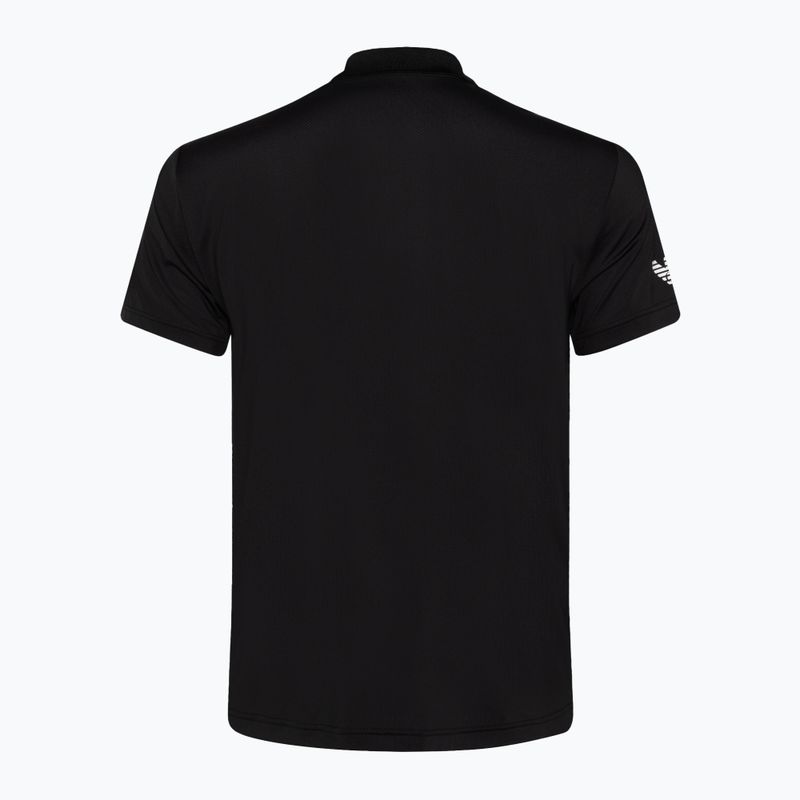 Pánske polo tričko EA7 Emporio Armani Multi-Sport Ventus7 čierne 2
