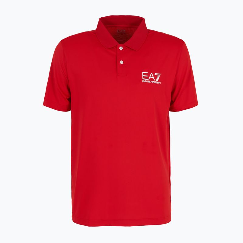 Pánska polokošeľa EA7 Emporio Armani Multi-Sport Ventus7 racing red