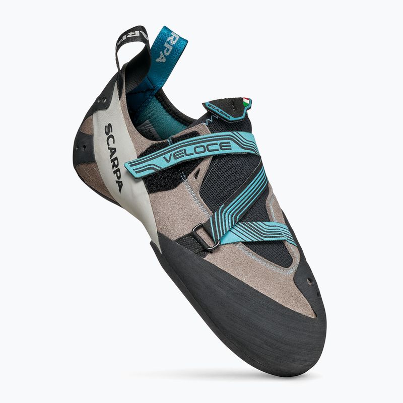Dámska lezecká obuv SCARPA Veloce light gray/maldive 7