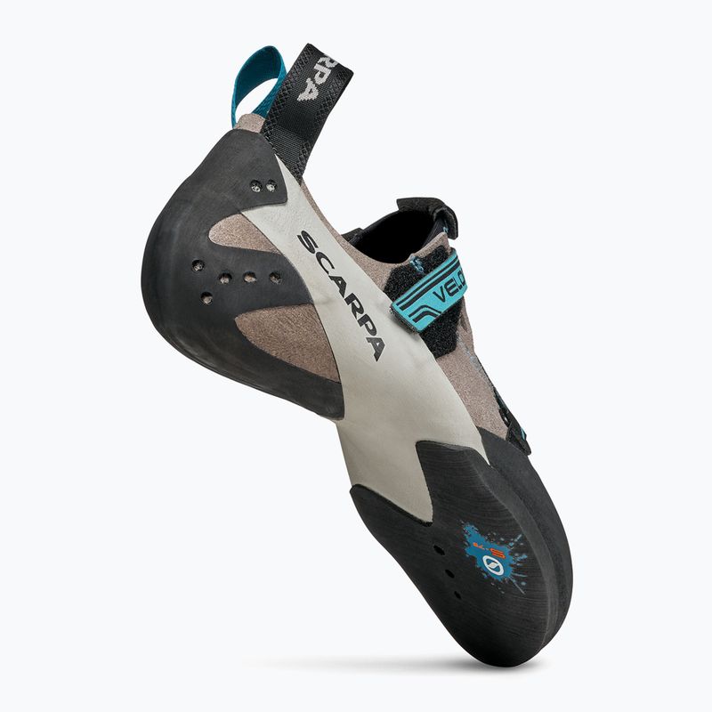 Dámska lezecká obuv SCARPA Veloce light gray/maldive 8