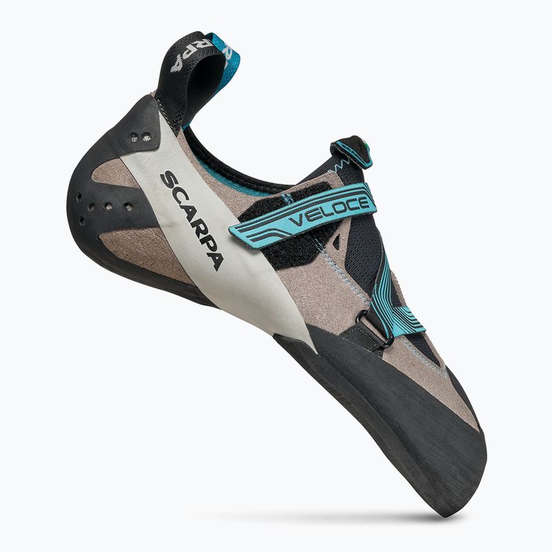 Dámska lezecká obuv SCARPA Veloce light gray/maldive 9