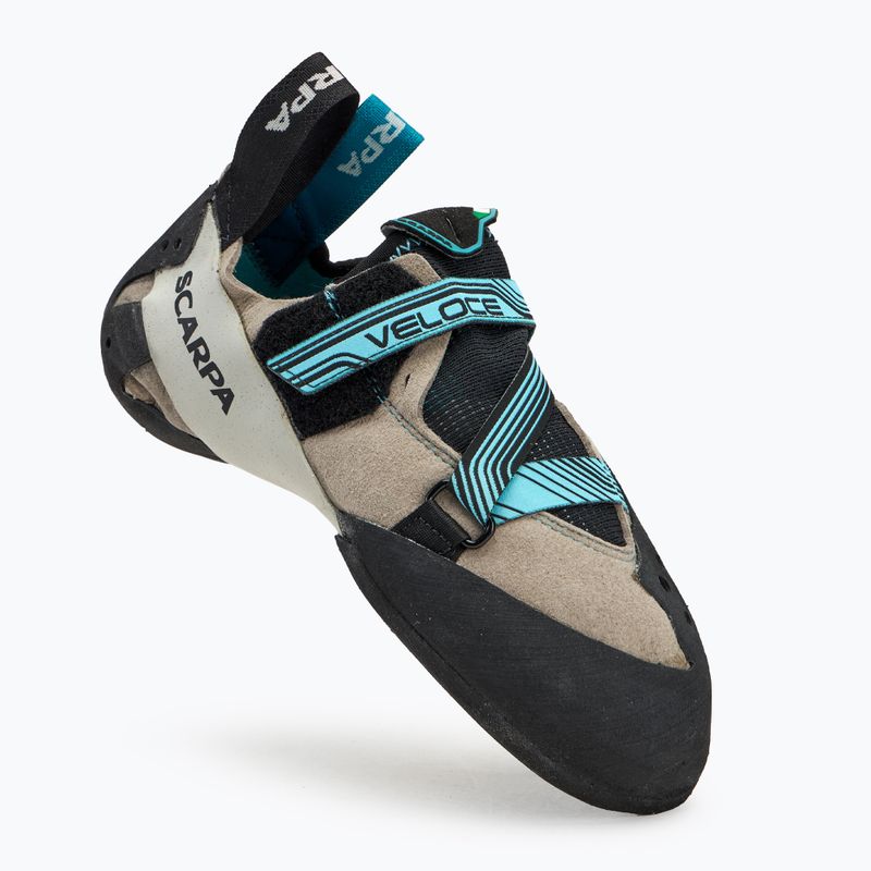 Dámska lezecká obuv SCARPA Veloce light gray/maldive