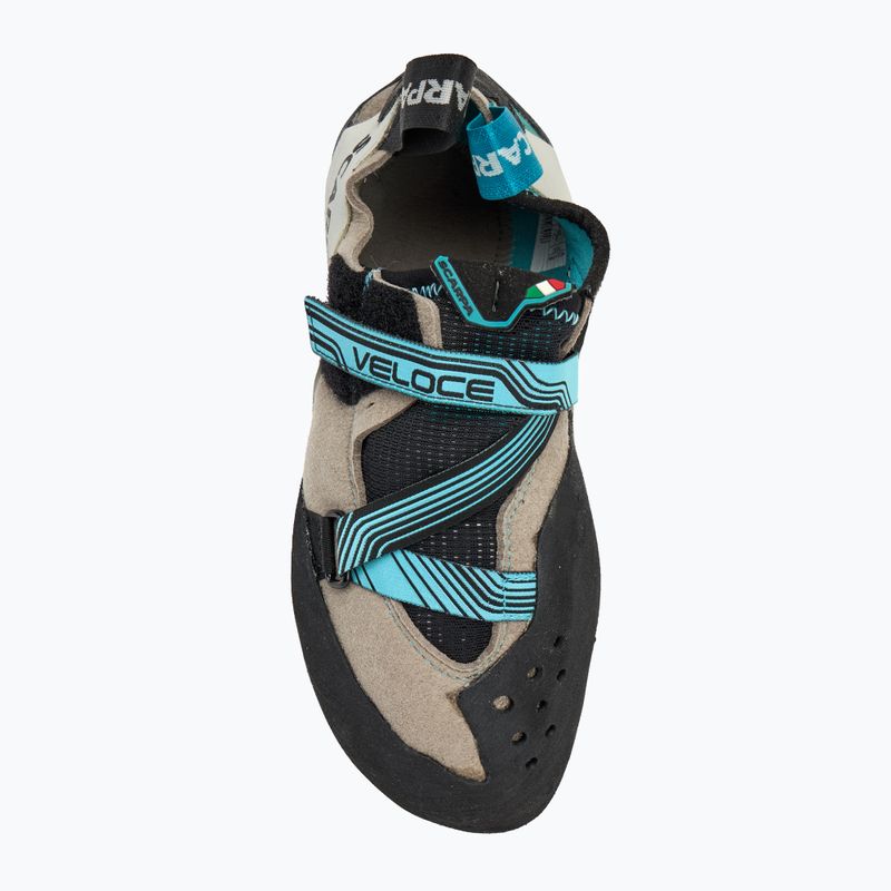 Dámska lezecká obuv SCARPA Veloce light gray/maldive 5